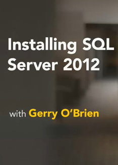 Installing SQL Server 2012